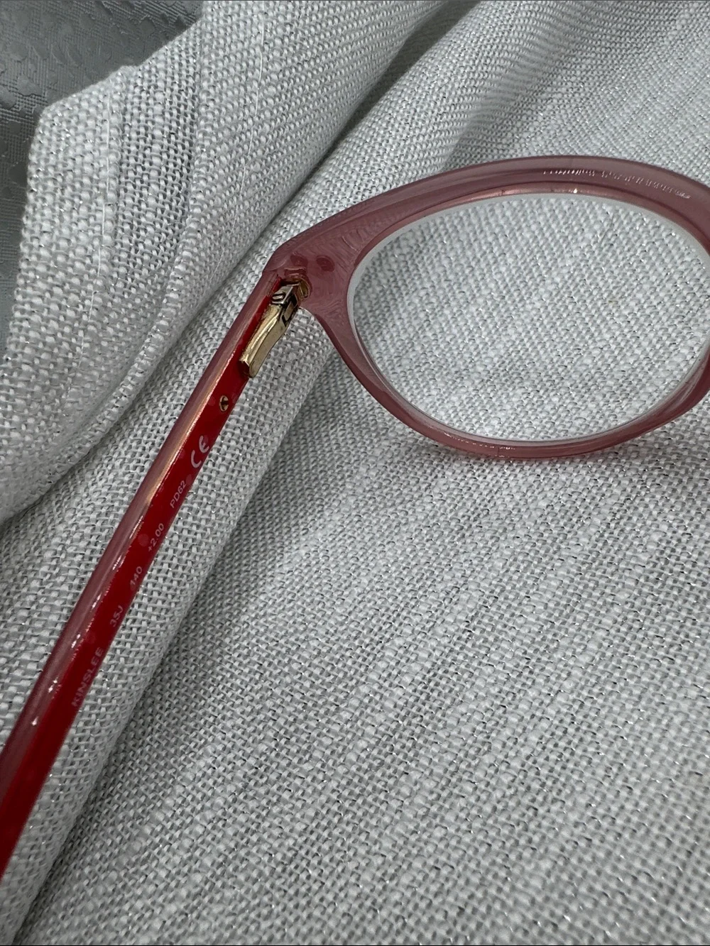 Kate Spade reading glasses and case Kinslee 35J +200 like new - Picture 12 of 16